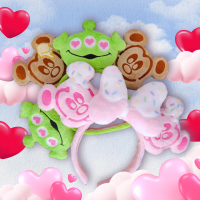 Pretty in Pink Waffle Ears