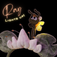 Bayou Ray Light Up Ears 