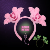 Pink Bat Glow in the Dark Ears