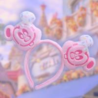 Pretty in Pink Waffle Ears