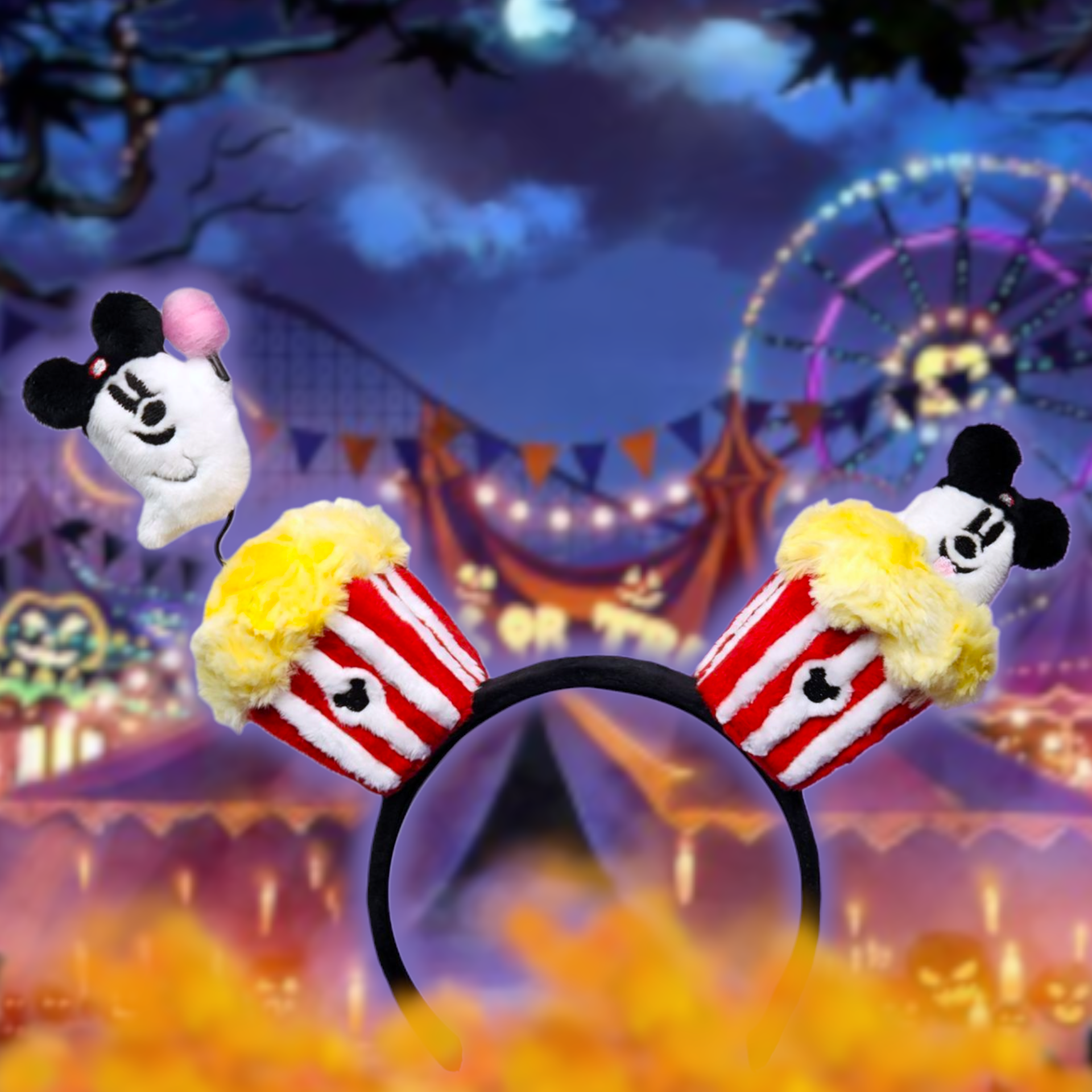 Spooky Popcorn Carnival Ears
