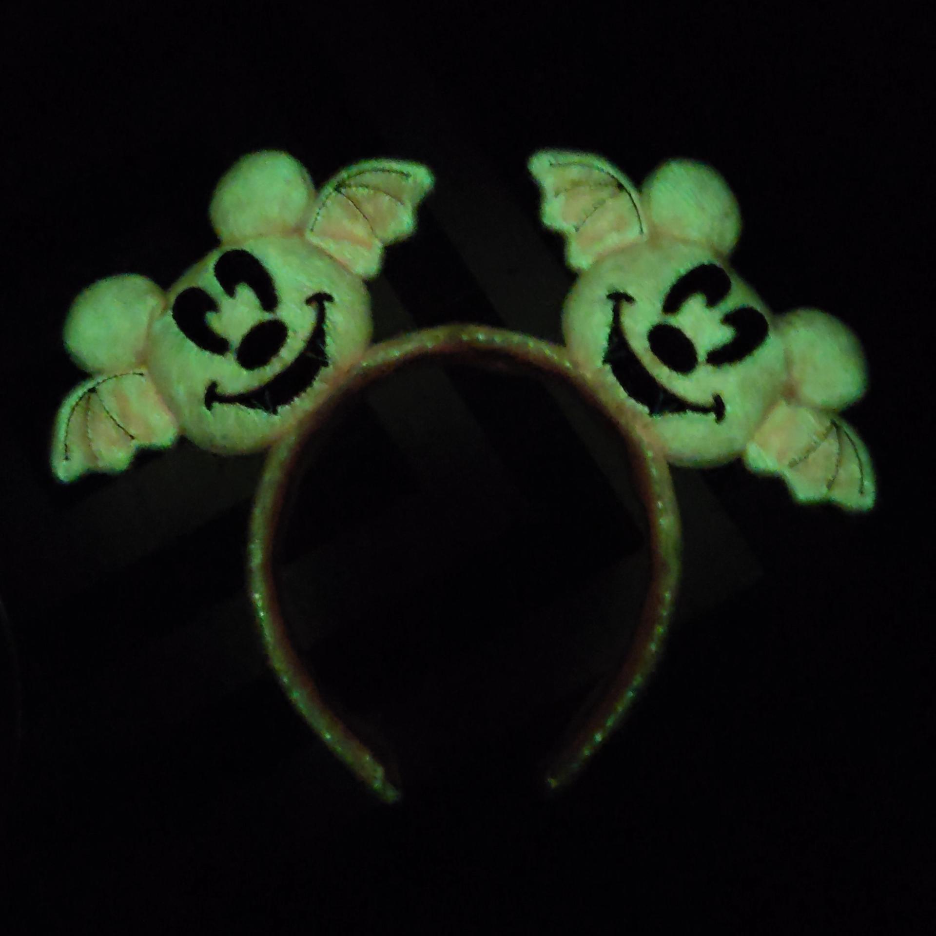 Pink Bat Glow in the Dark Ears