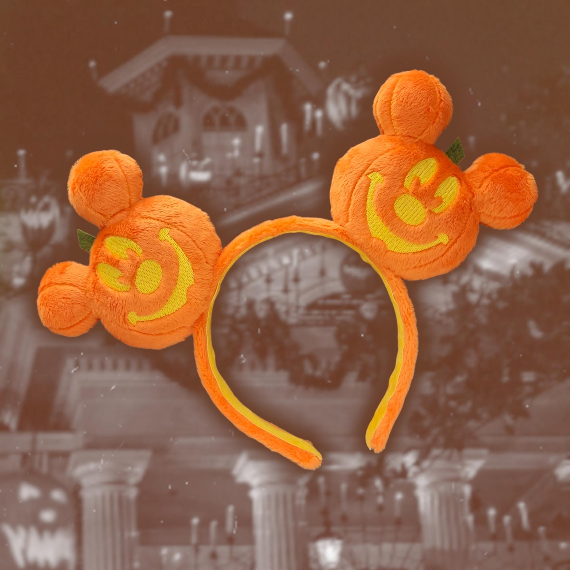 Orange Pumpkin Mickey & WINKY Ears