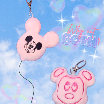 Pink VDAY Bag Charms